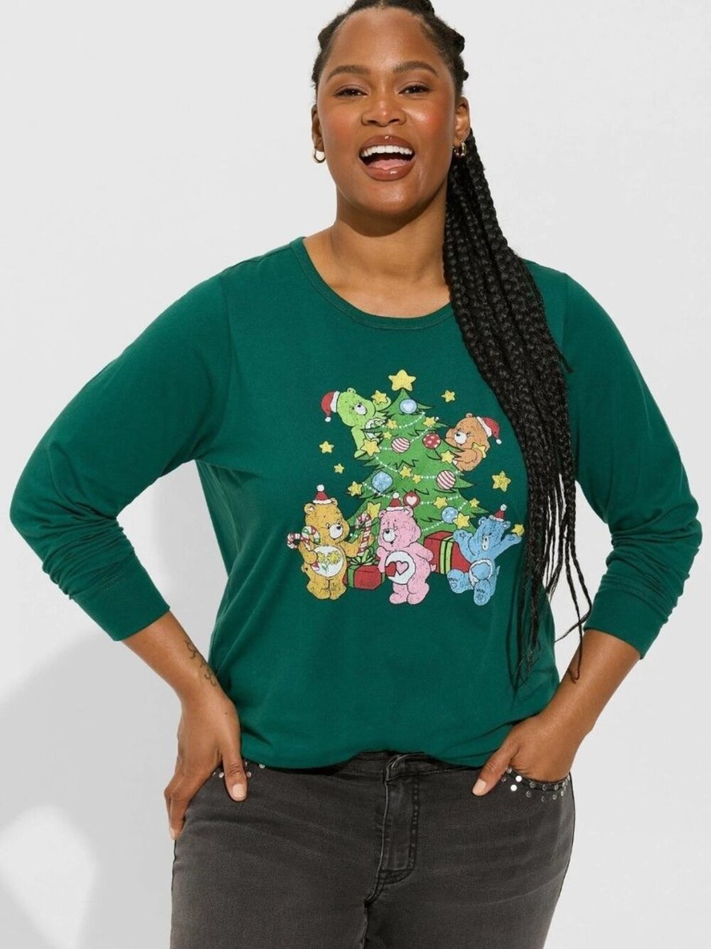 NWT - Torrid Size 5 Care Bears Holiday Shirt